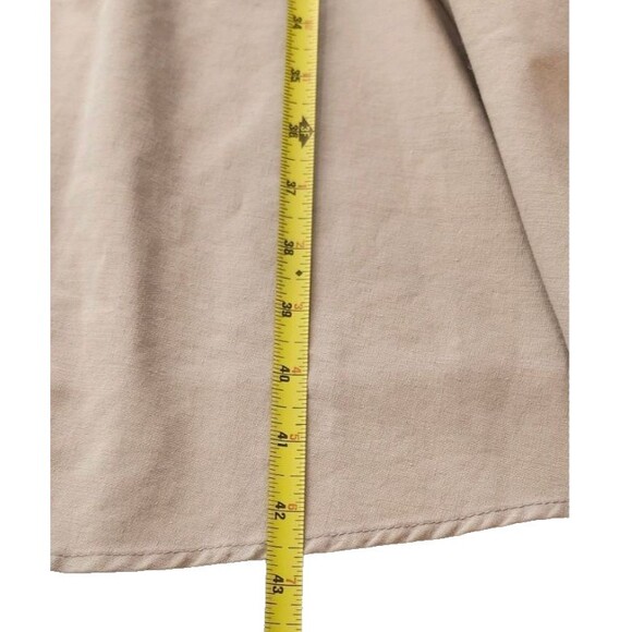 VTG 50'S 60'S Light Grey Sleeveless Fit & Flare DAY DRESS* Cotton Appx M/L - Picture 10 of 12